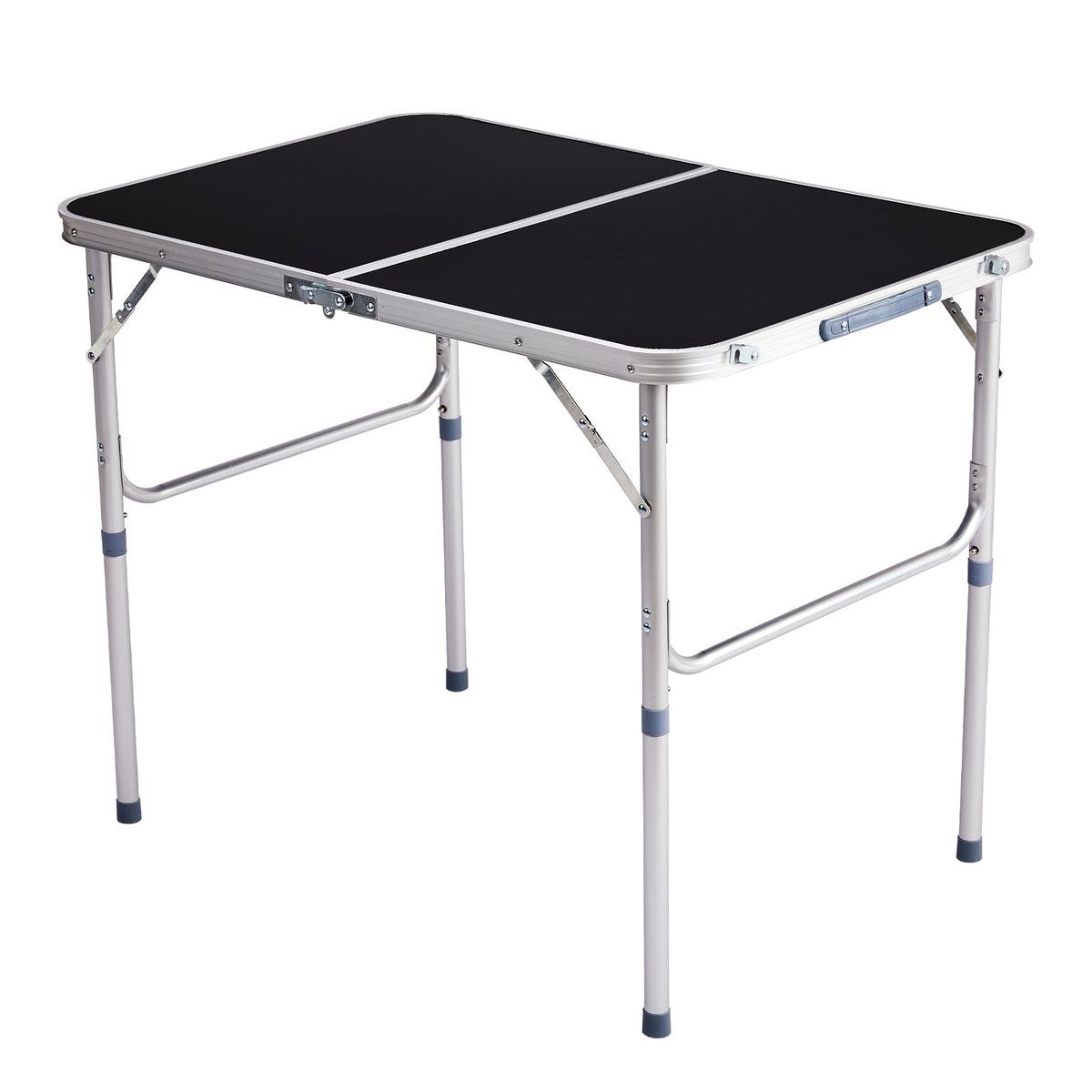 3ft Aluminum Folding Table – Portable, Locking Legs, 110 lb. Capacity