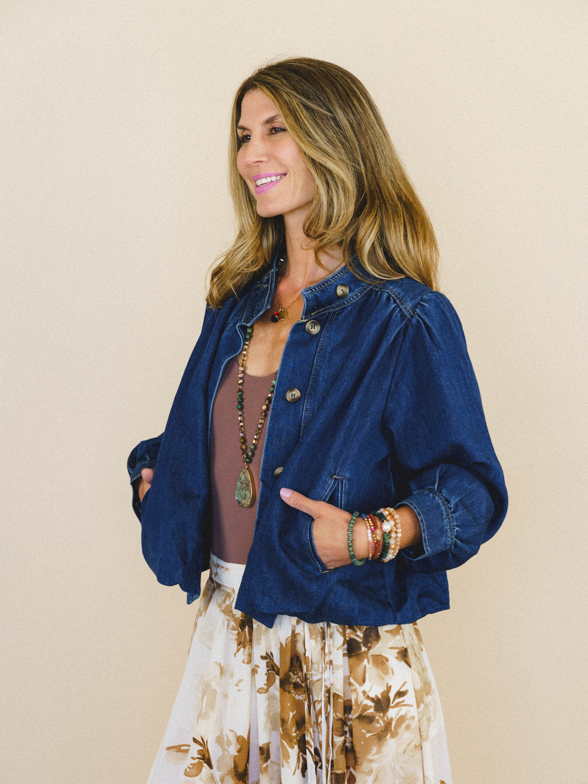 Feeling French Denim Jacket - Dark Denim