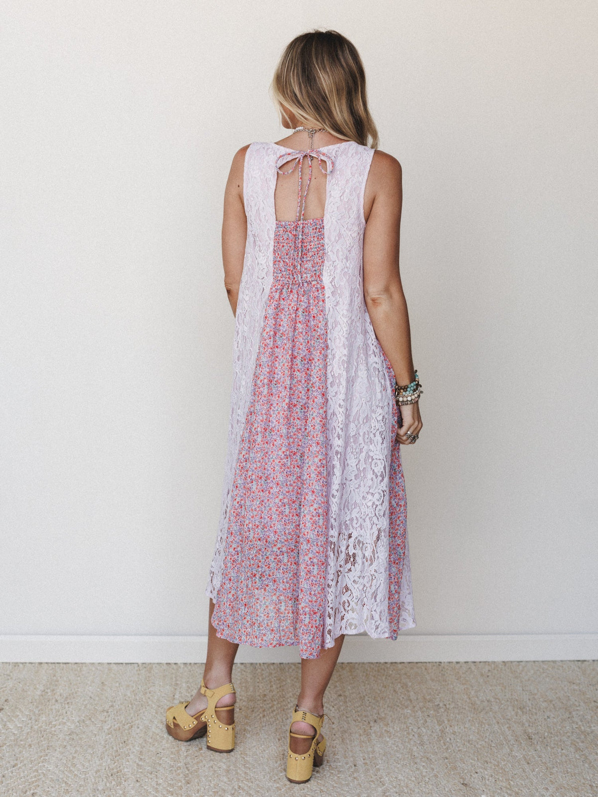 Bloom Wave Dress - Lilac