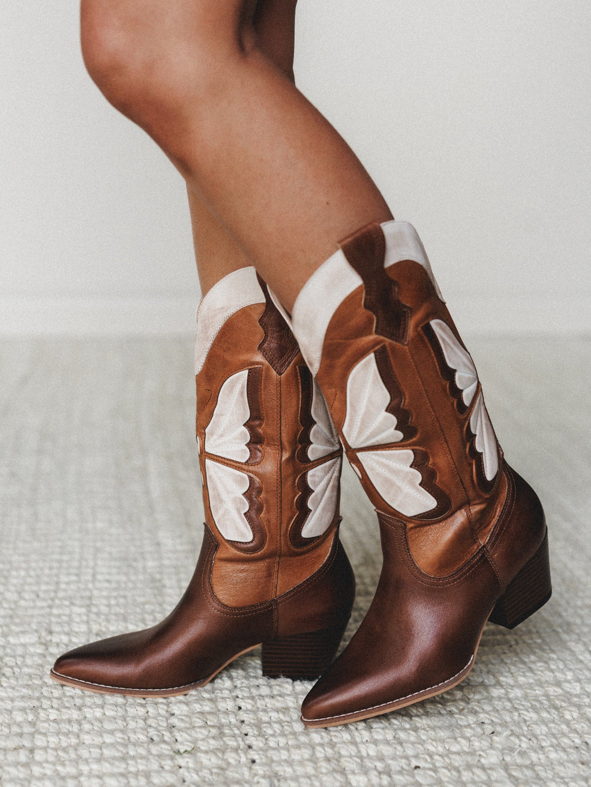 Fairy Butterfly Boot - Camel