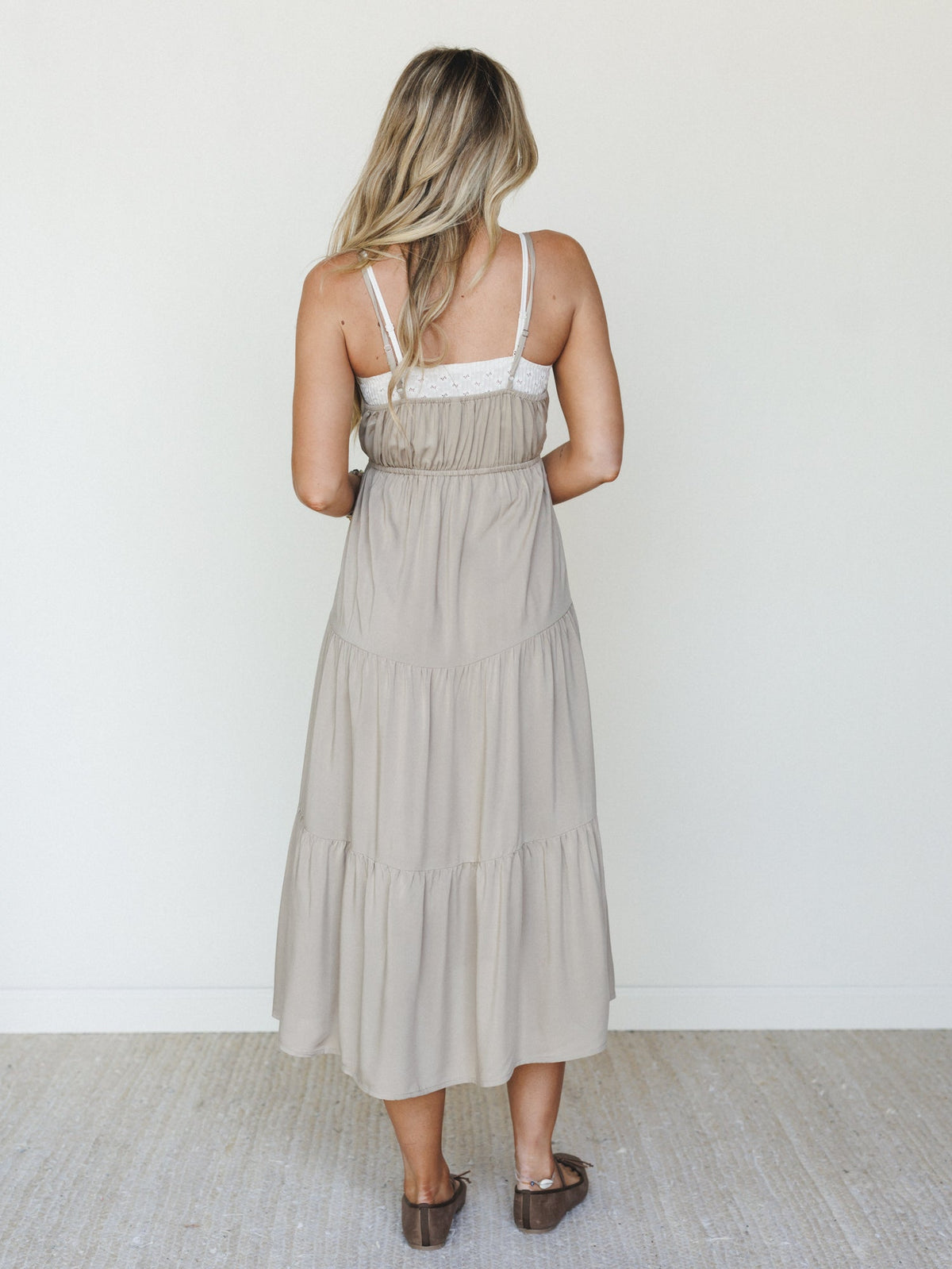 By The Bay Maxi Dress - Light Mocha