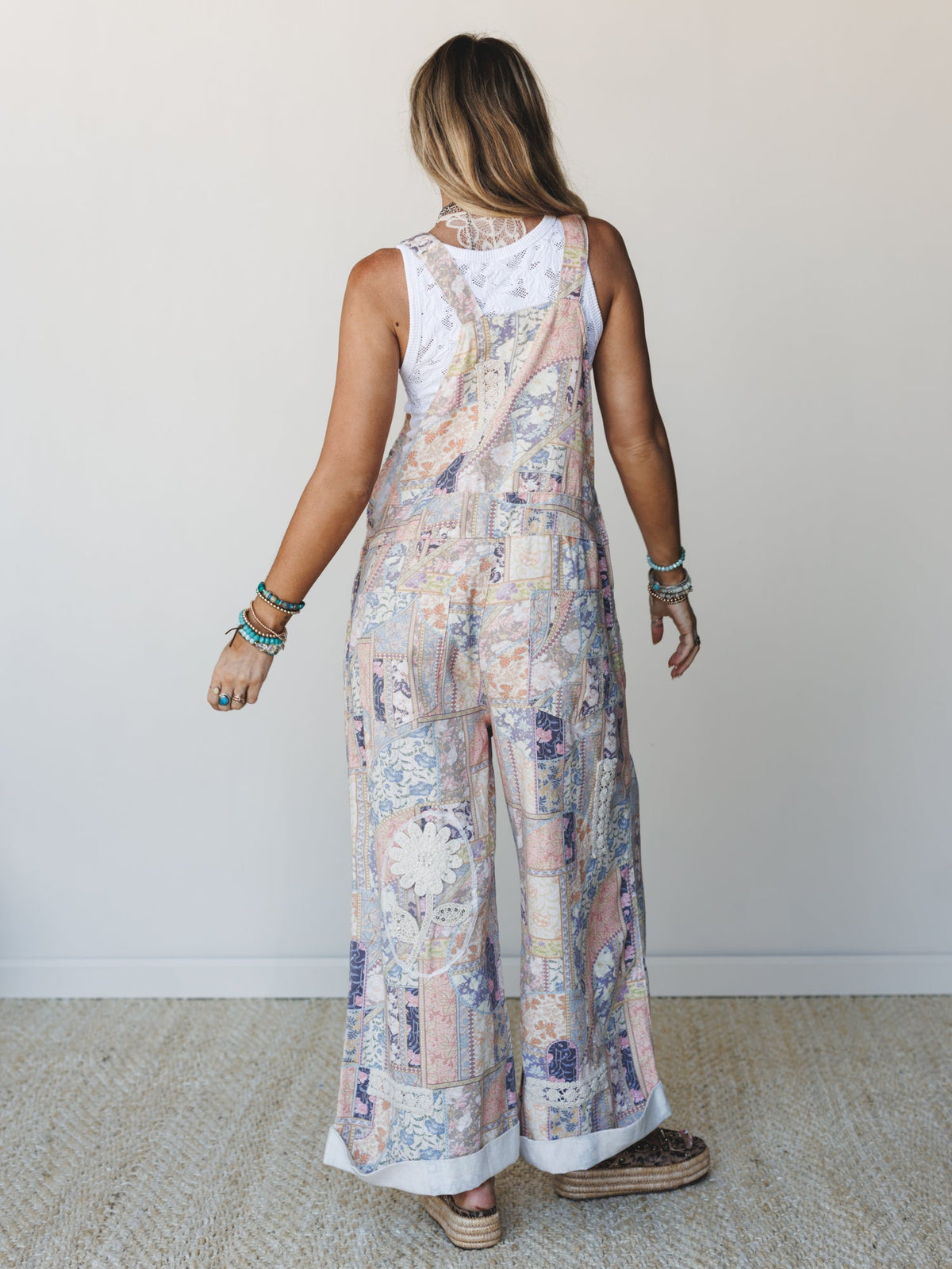 Colorful Meadow 2 Piece Bundle - White