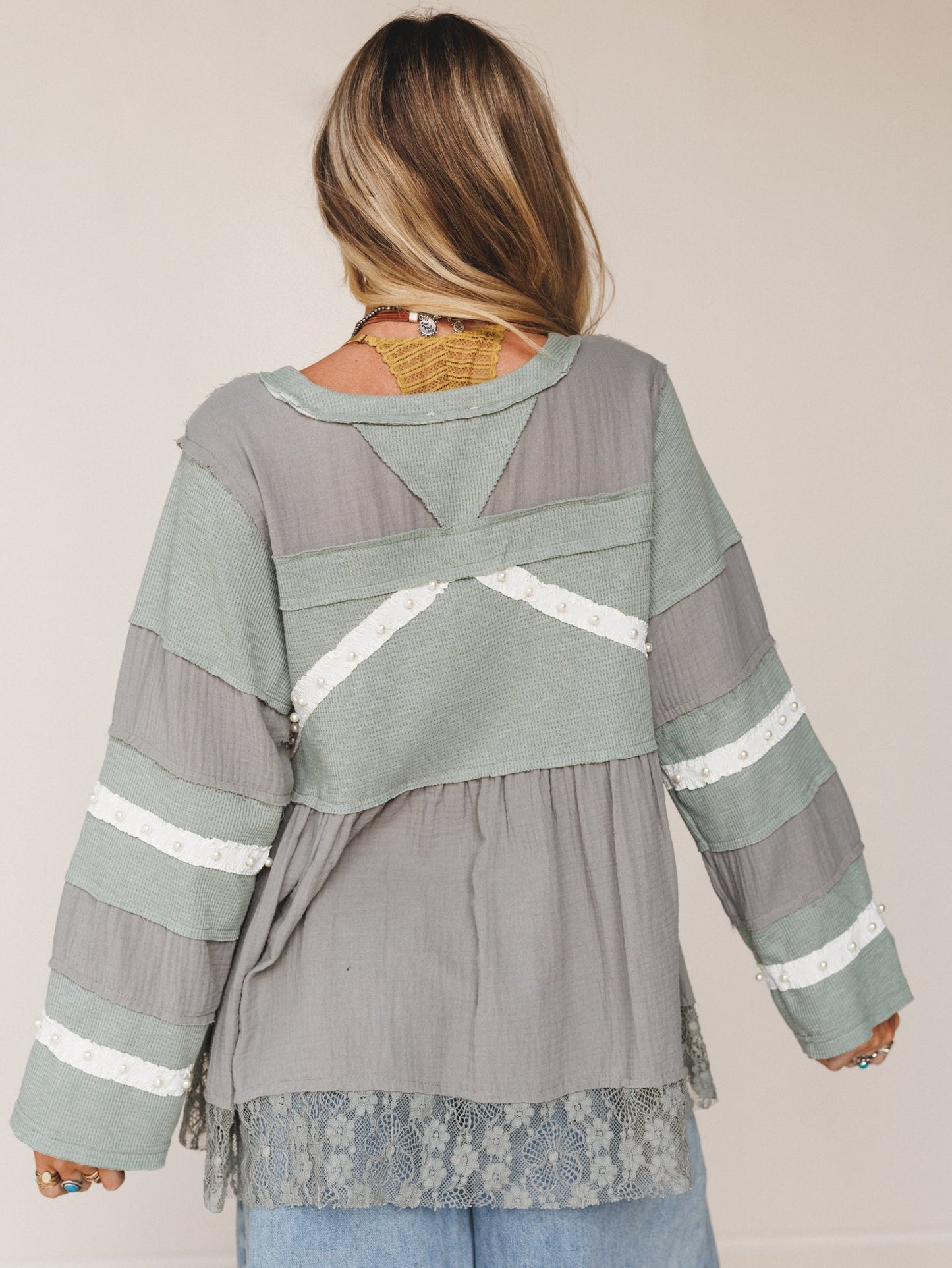 Dainty Days Top - Olive