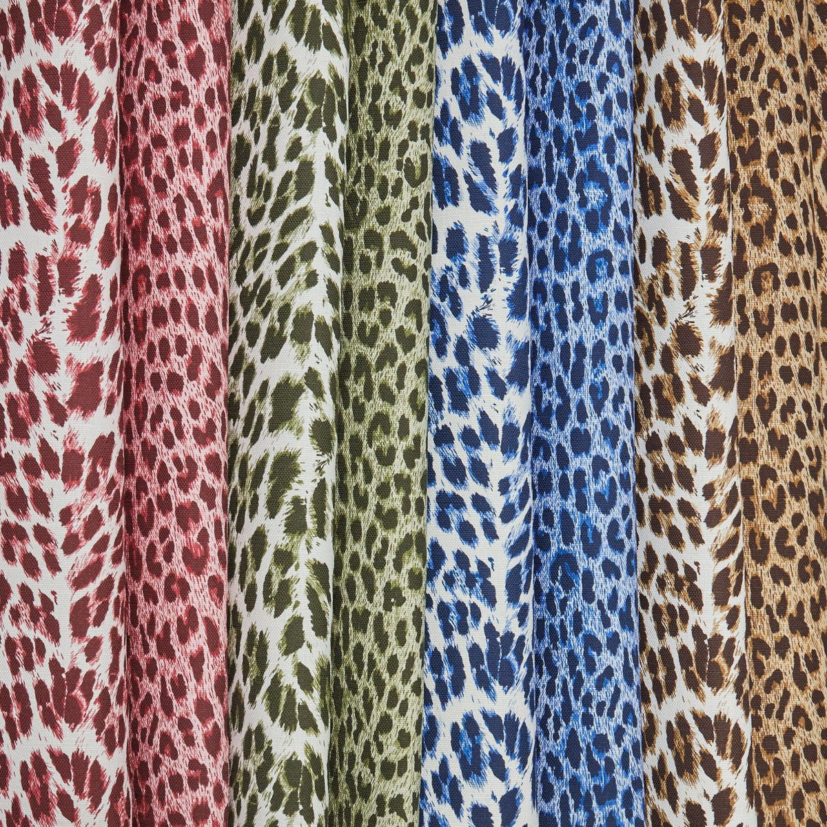 Raspberry Pink Leopard Fabric