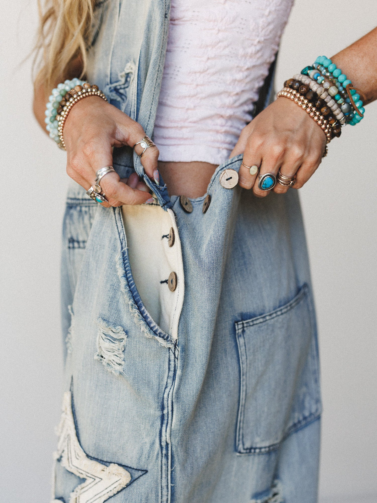 All the Stars Overalls - Light Denim