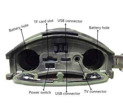 12MP Trail Camera with Night Vision – IP66 Waterproof, 20m IR Flash, 0.5s Trigger