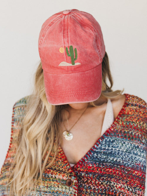 Desert Dreaming Baseball Hat - Burnt Orange