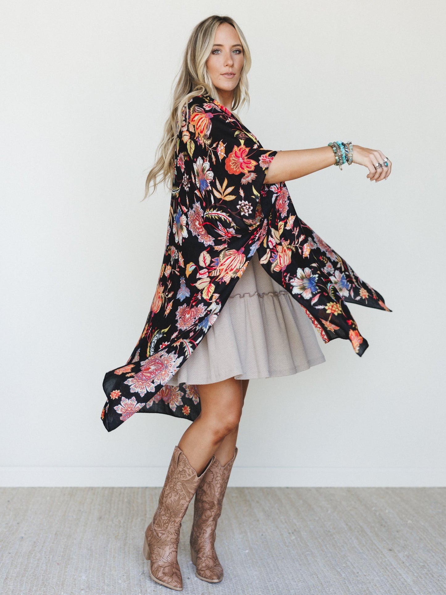 Floral Desert Kimono - San Marino