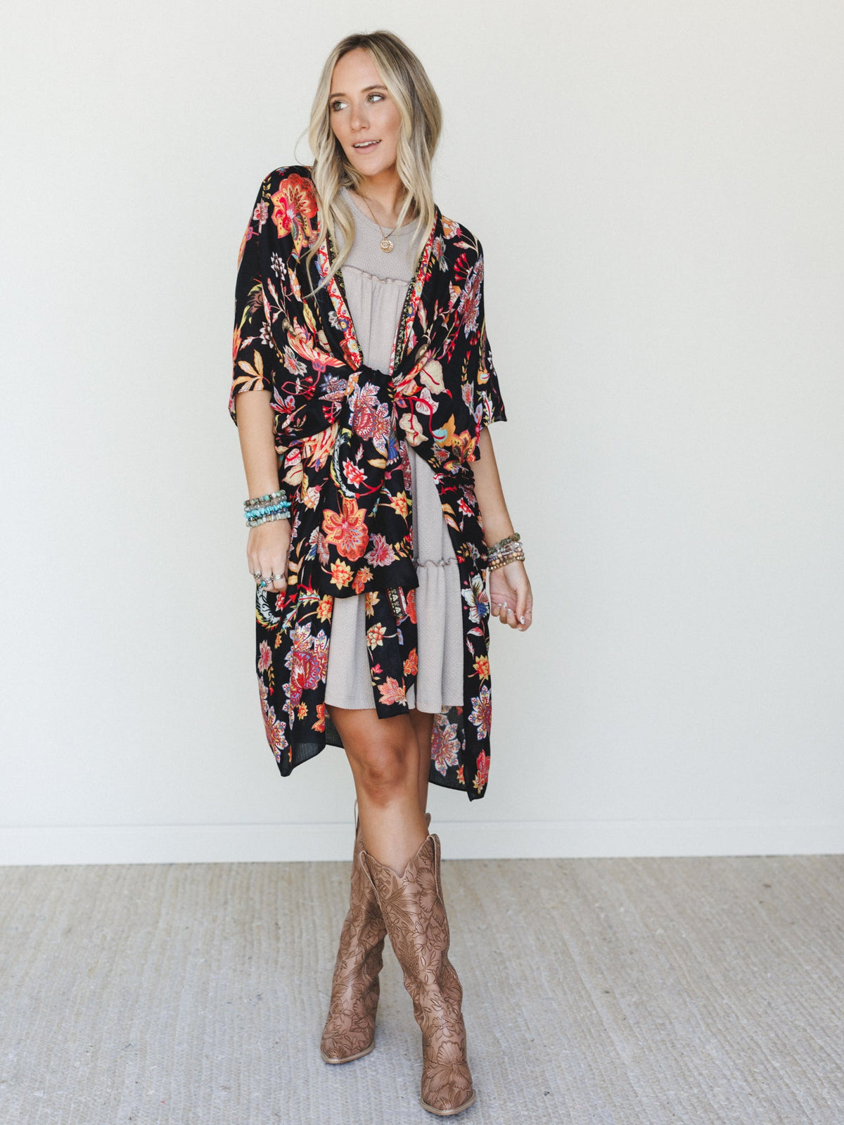 Floral Desert Kimono - San Marino