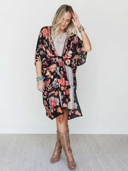 Floral Desert Kimono - San Marino