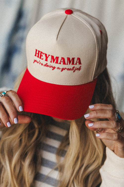 Hey Mama Hat - Red