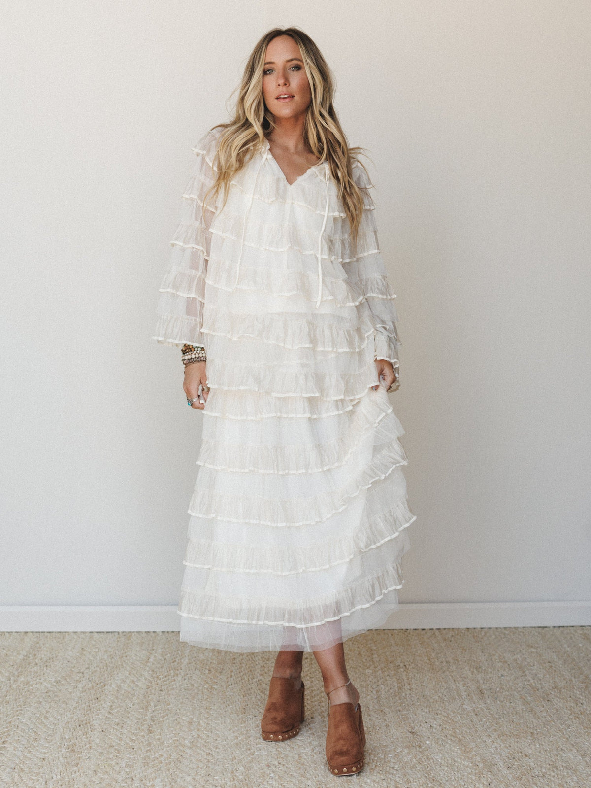 Afternoon Tea Ruffle Skirt - Ivory