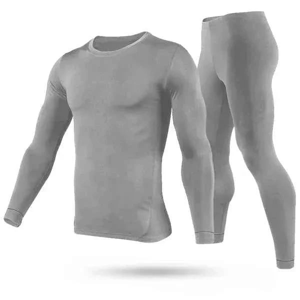 Men's Thermal Underwear Set – Long Johns Top & Bottom, 3 Colors, L–XXL