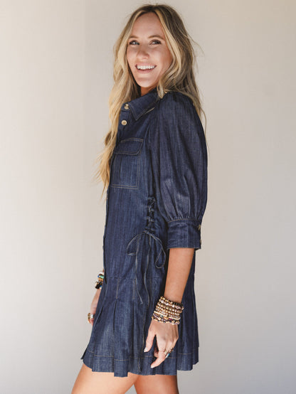 American Classic Dress - Indigo