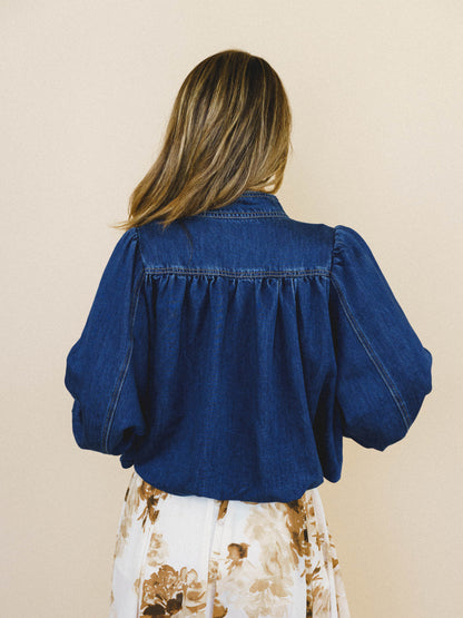 Feeling French Denim Jacket - Dark Denim