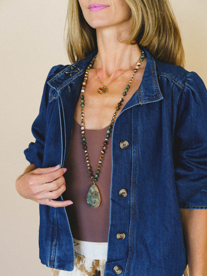 Feeling French Denim Jacket - Dark Denim