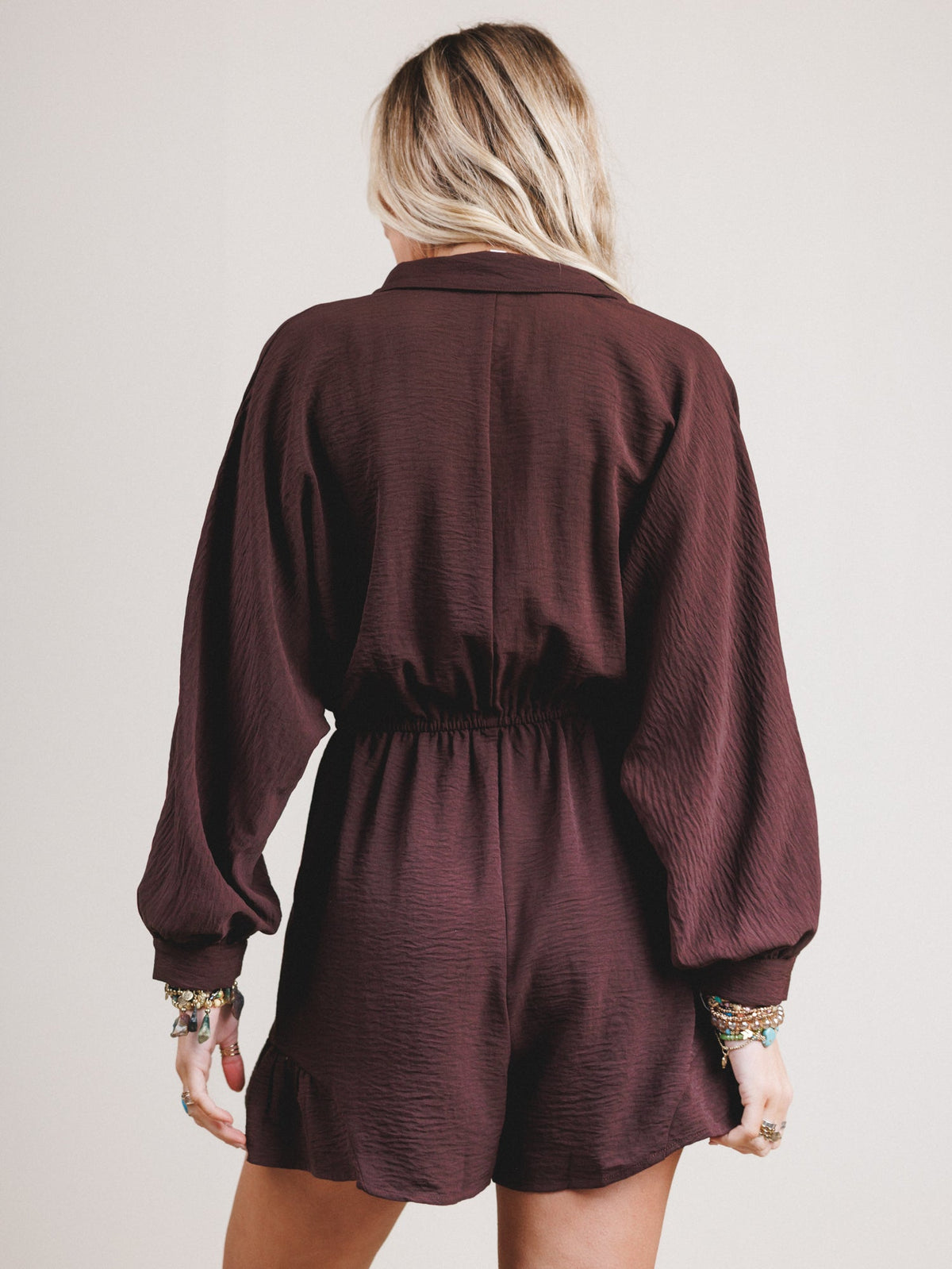 Everyday Joy Romper - Chocolate