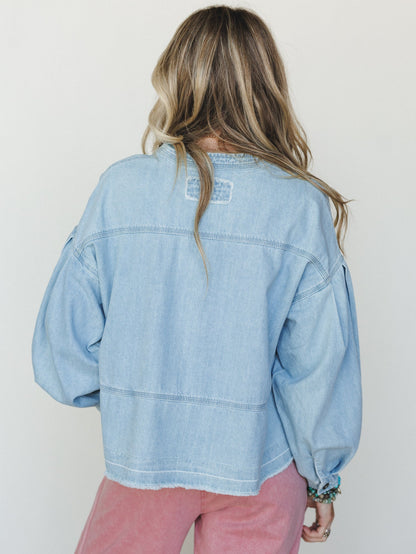 Everyday Denim Top - Light Denim
