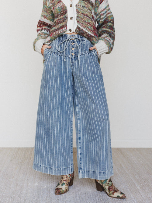 Happy Tune Pants - Light Denim