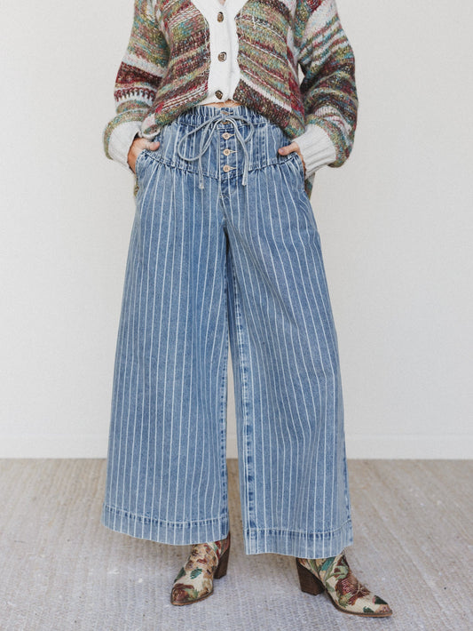 Happy Tune Pants - Light Denim