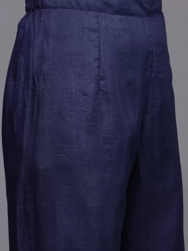 Abstract Cotton Blend Tie and Dye Printed Kurta Set