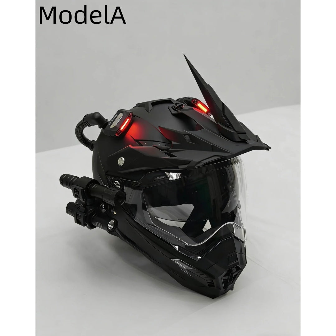 Full-face off-road motorcycle helmet