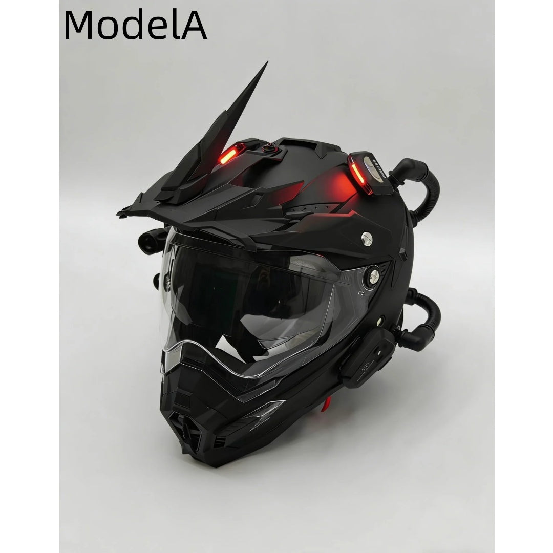 Full-face off-road motorcycle helmet
