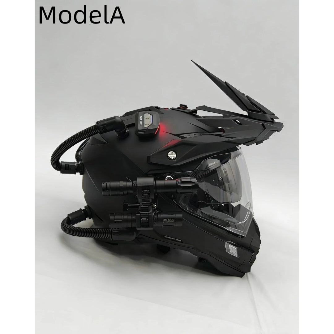 Full-face off-road motorcycle helmet