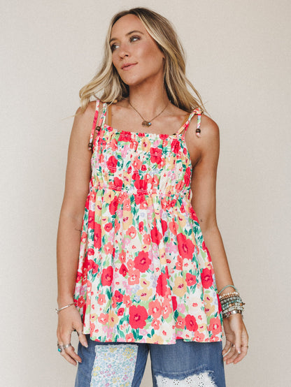 Bohemian Bloom 2 Piece Bundle - Red Floral