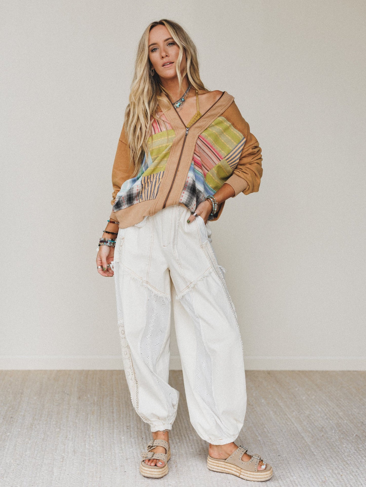 Dream In Thread Jacket - Camel