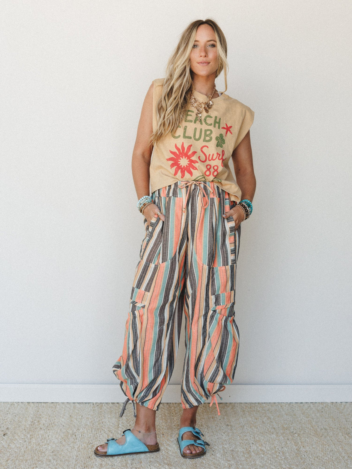 Boardwalk Stroll Pants - Sunset