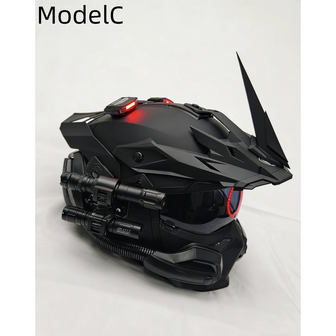 Full-face off-road motorcycle helmet