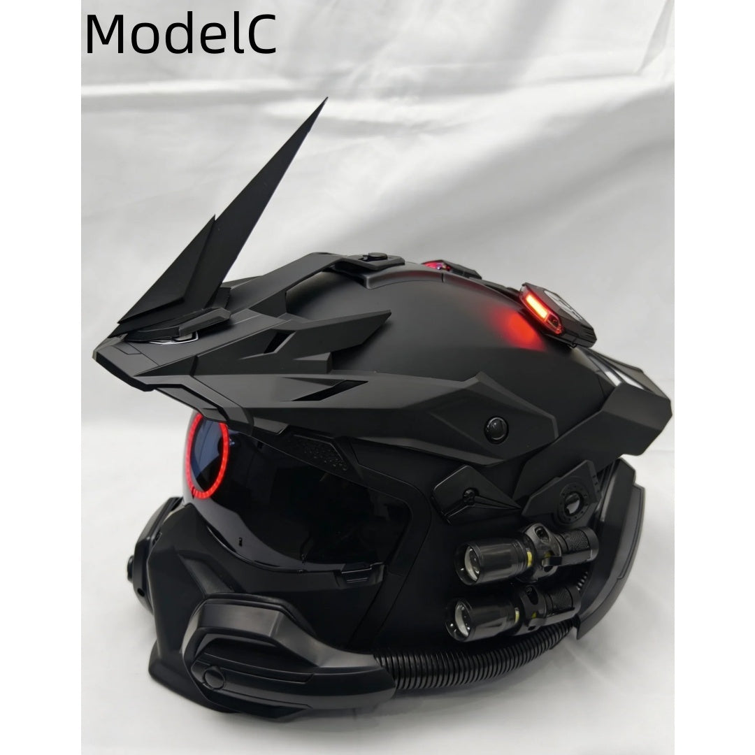 Full-face off-road motorcycle helmet