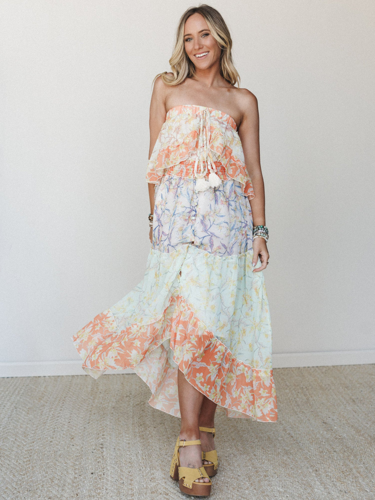 Floral Love Letters Dress - Flower Multi