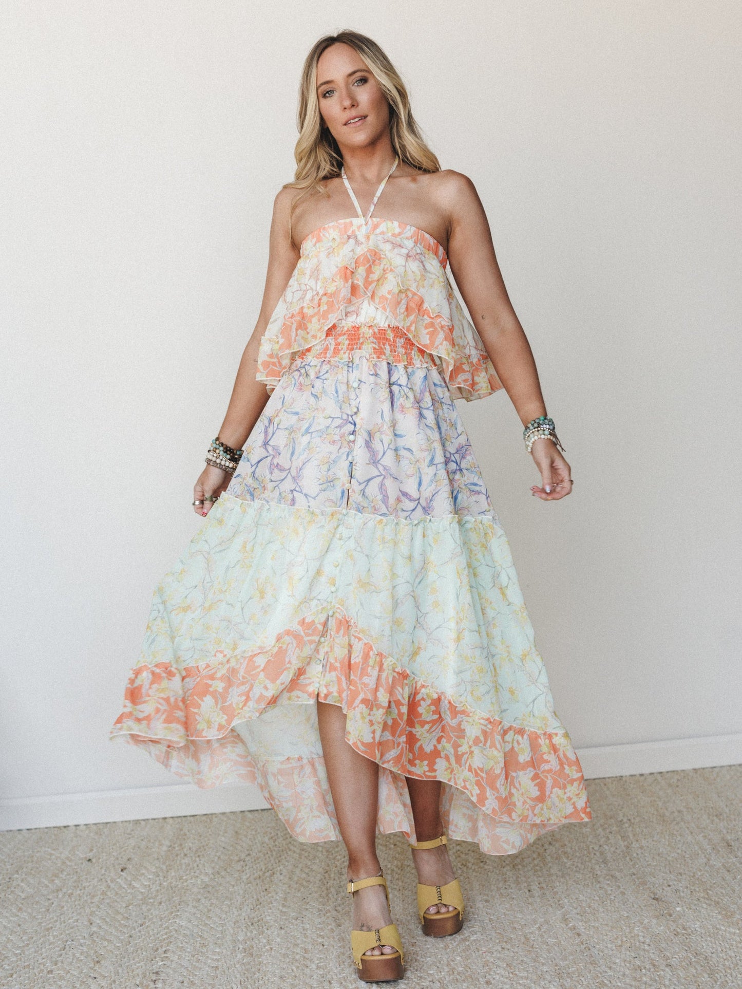 Floral Love Letters Dress - Flower Multi
