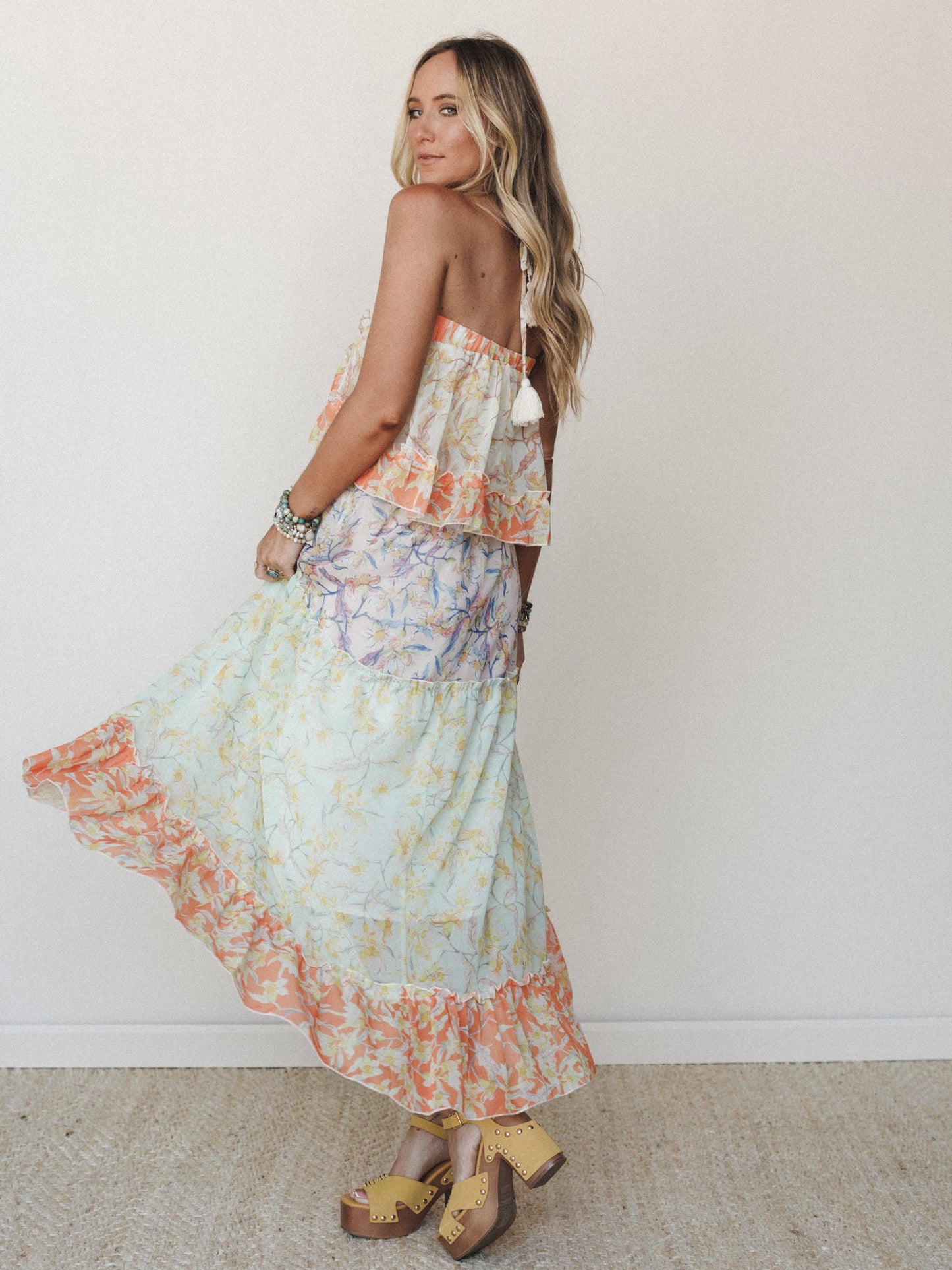 Floral Love Letters Dress - Flower Multi