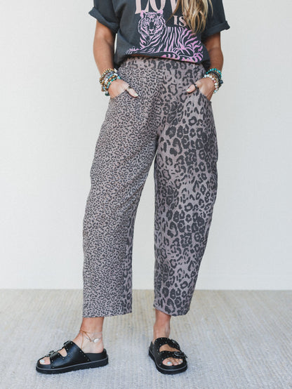 Animal Feeling Pants - Mocha Leopard - Pre Order