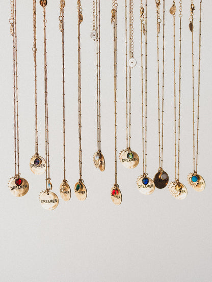 April Dreamer Birthstone Necklace - Diamond