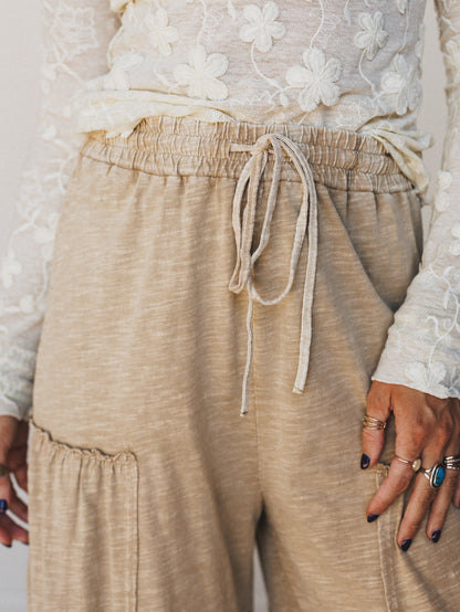 Everyday Adventure Tiered Pants - Tan