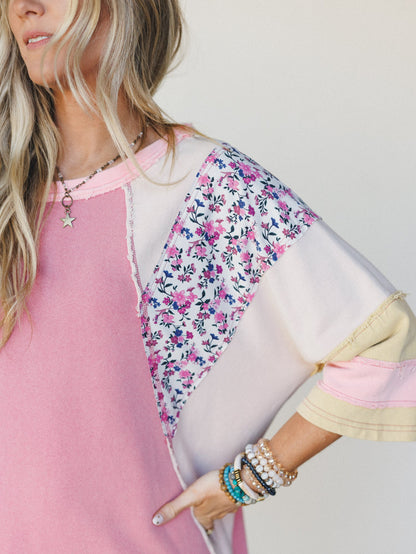Endlessly Yours Terry Knit Dress - Rose