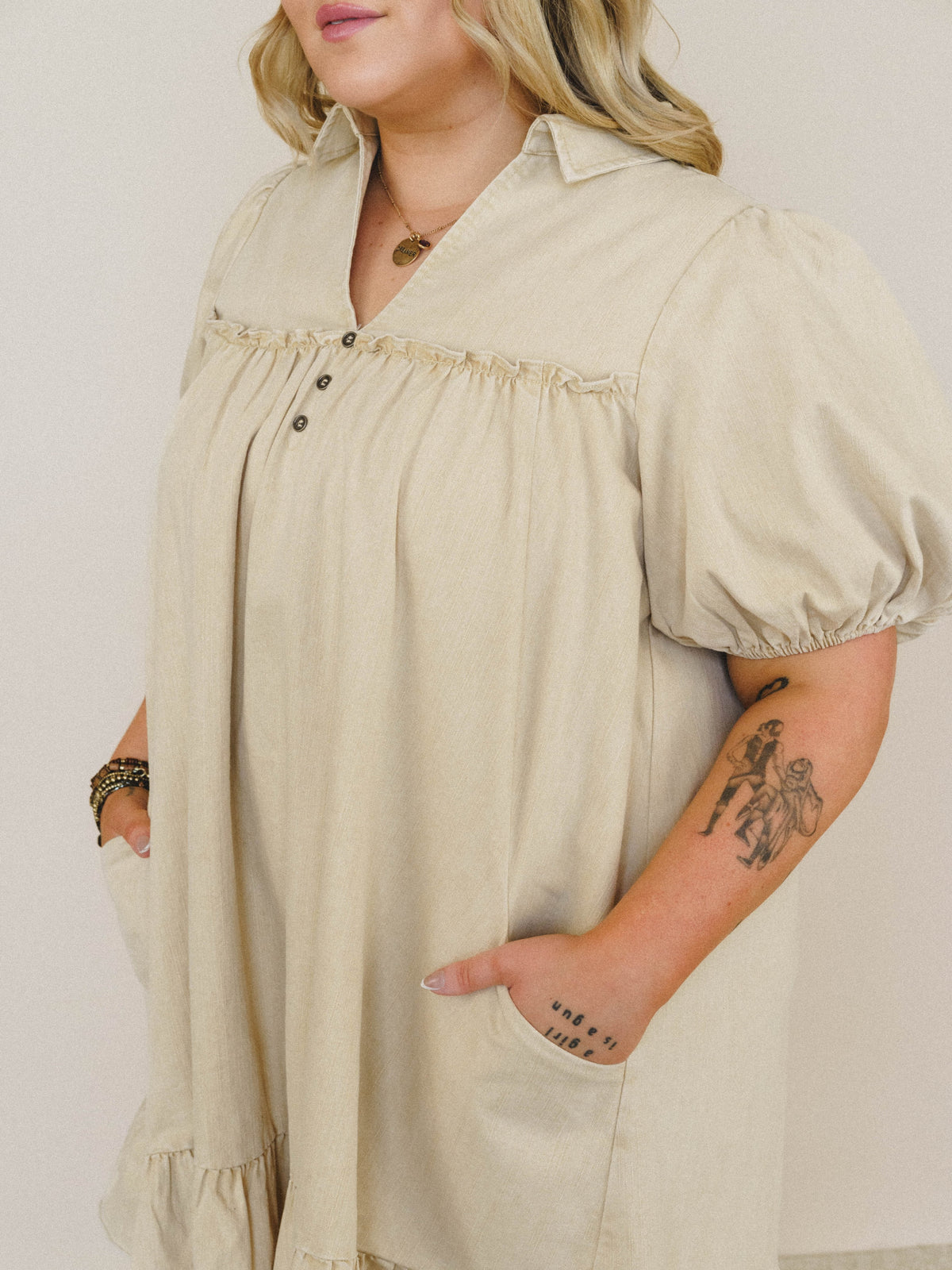 Fables and Folktales 
Dress - Khaki