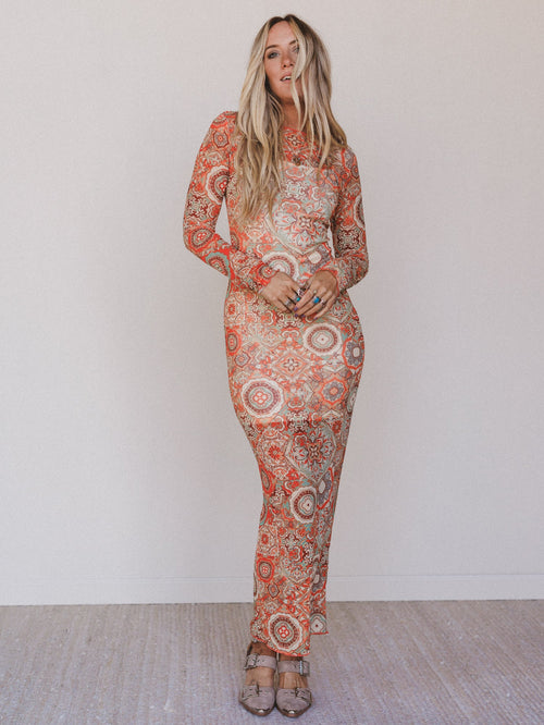 Dreamtone Maxi Dress - Orange