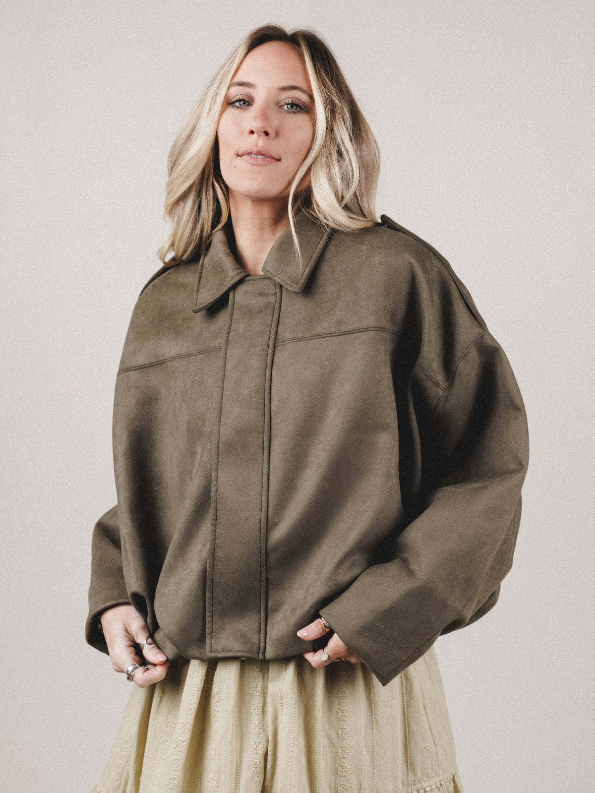Boho City Jacket - Olive