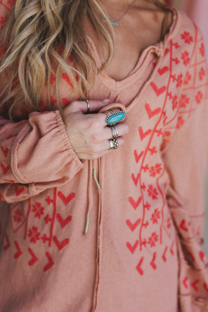 Cowgirl Charm Ring - Turquoise - Pre Order
