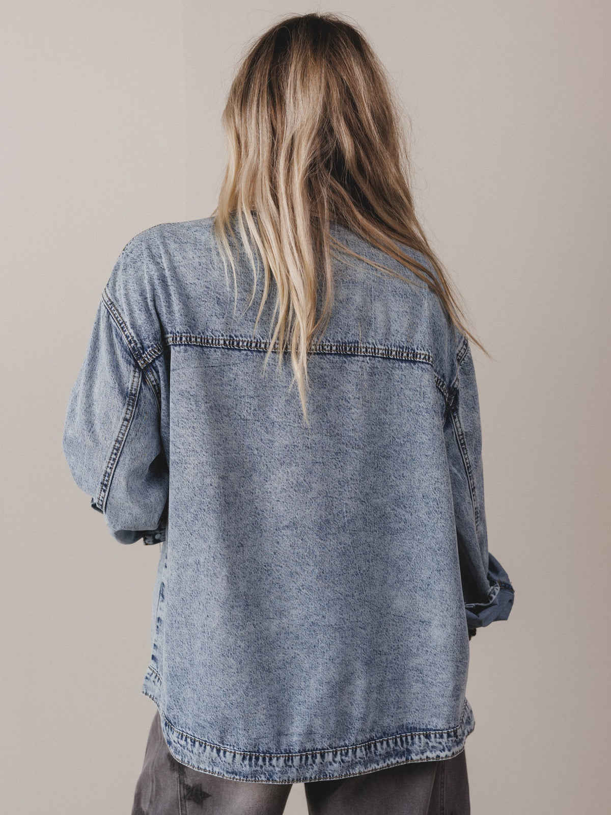 Blue Jean Baby Barn Jacket  - Washed Denim