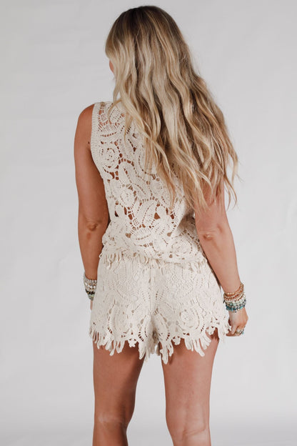 Brinkley Crochet Set - Beige