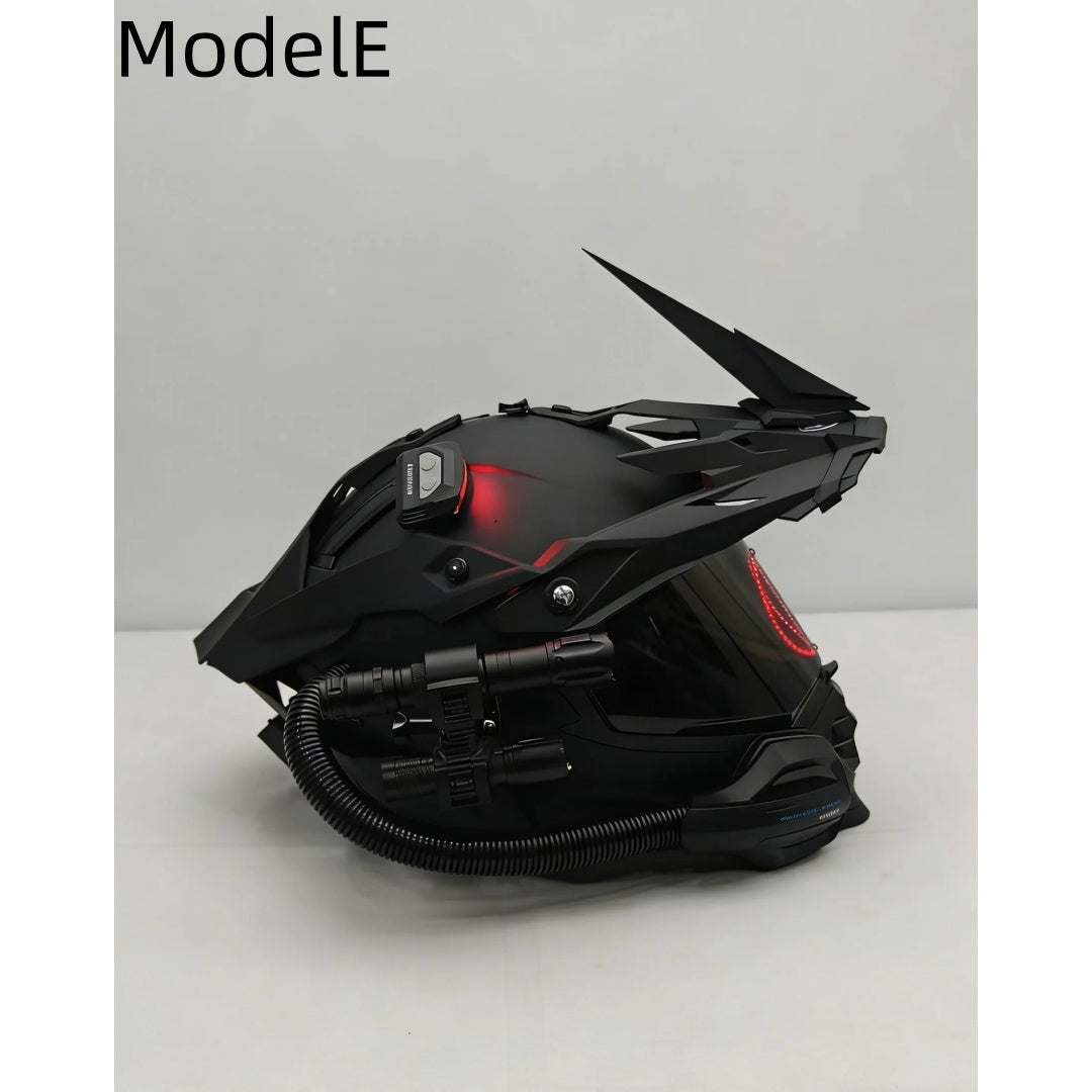 Full-face off-road motorcycle helmet
