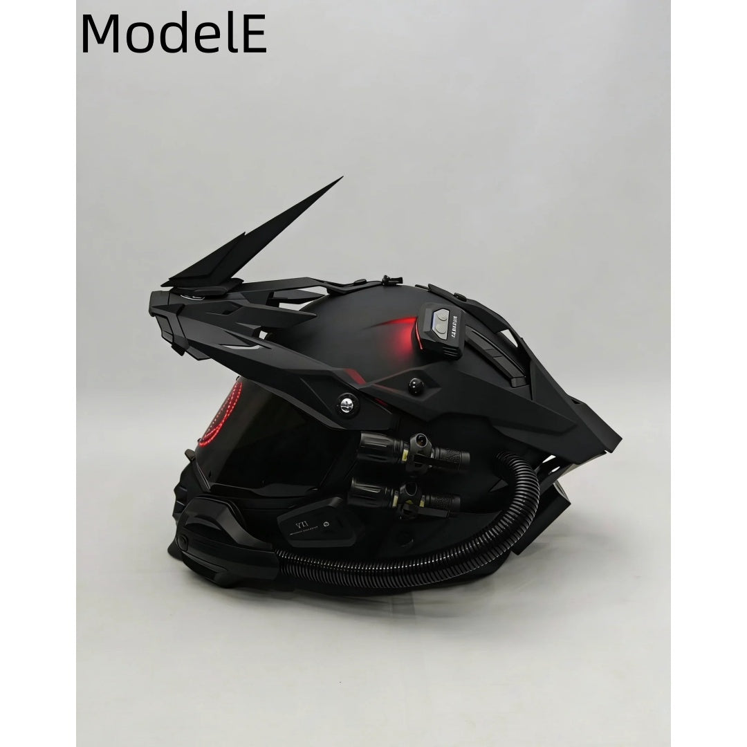 Full-face off-road motorcycle helmet