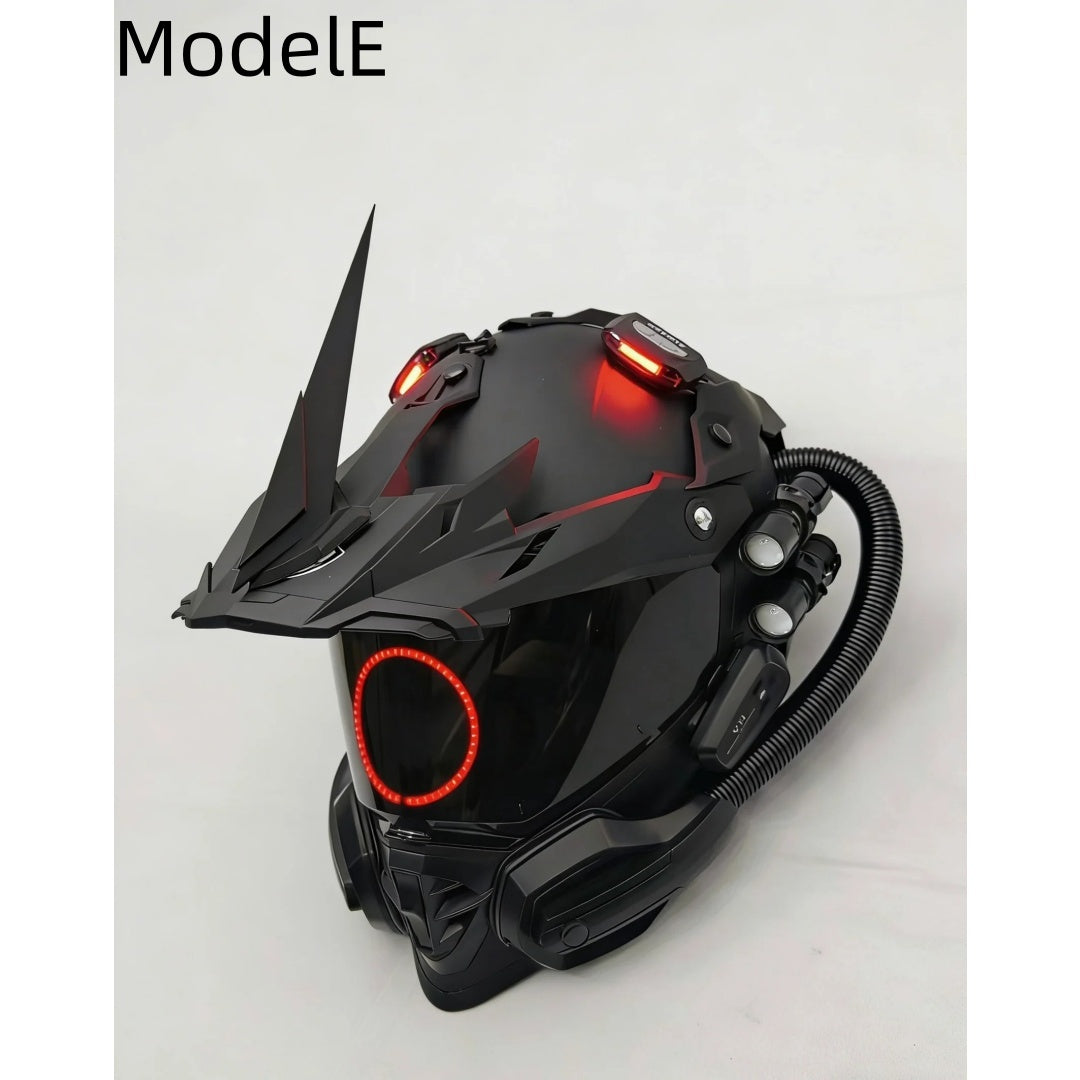 Full-face off-road motorcycle helmet