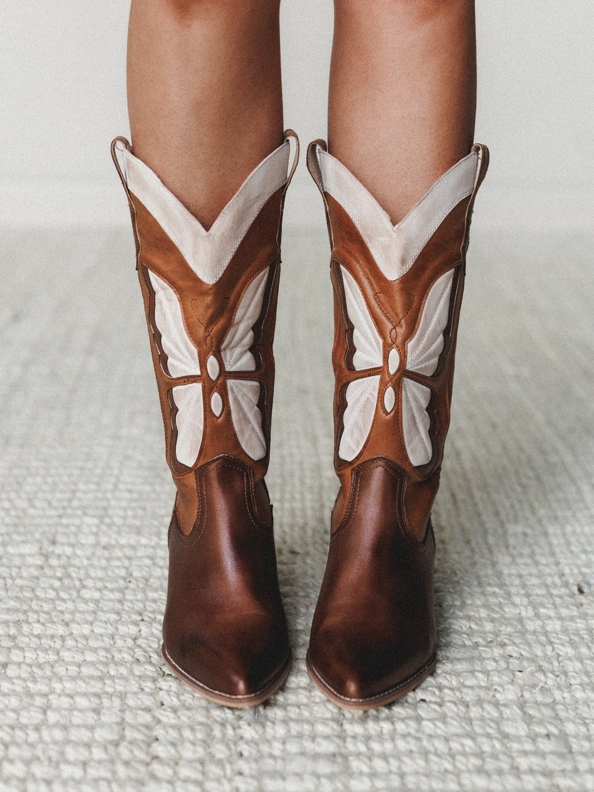 Fairy Butterfly Boot - Camel